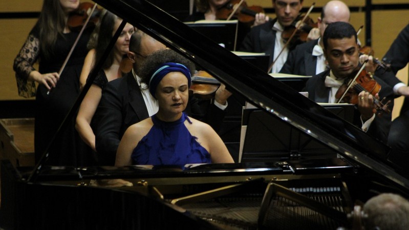 Catarina Domenici e Ospa em 6 de abril de 2019
