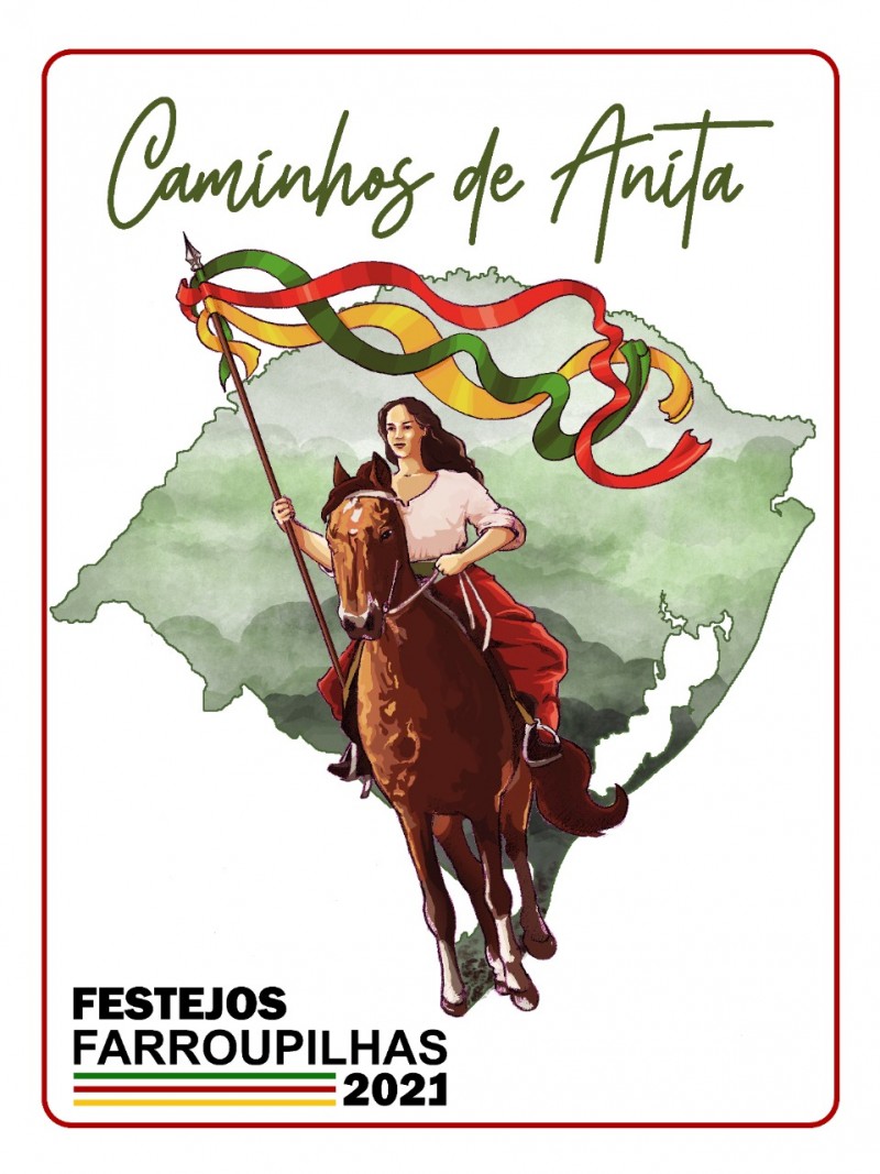 “Caminhos de Anita” é a temática do Concurso Literário Festejos Farroupilhas 2021