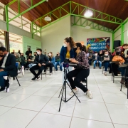 Autoridades e convidados puderam acompanhar o lançamento do projeto